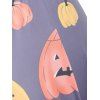 Pantalon d'Entraînement d'Halloween Citrouille Dessin Animé Imprimé - multicolor XL