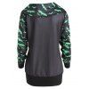 Halloween Bat Print Sweatshirt - BLACK XL