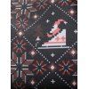 Chemise de Noël Cerf Imprimé à Manches Longues - multicolor M