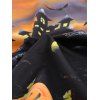 Swea-Shirt à Capuche avec Cordon de Serrage à Imprimé Citrouilles d'Halloween - multicolor 2XL