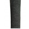 Tartan Panel Long Sleeve Hooded Knitwear - DARK GRAY M