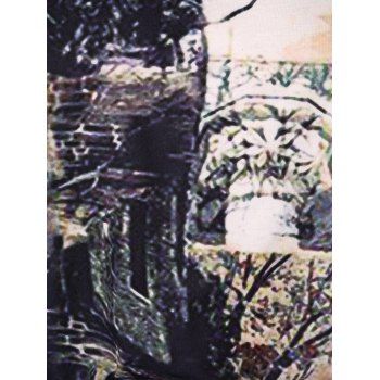 

Vintage Tree Print Pullover Sweatshirt, Multicolor