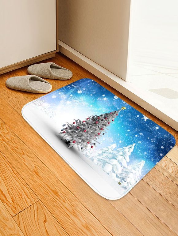Arbre de Noël dans la neige - multicolor W16 X L24 INCH