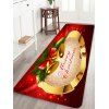 Tapis Anti-dérapant Absorbant d'Eau Motif Cloche de Noël - multicolor W24 X L71 INCH