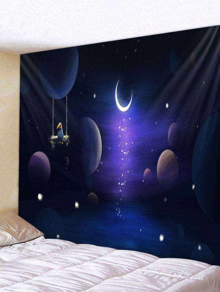 Universe Planets Print Tapestry Wall Hanging Decoration
