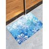 Tapis Anti-dérapant Absorbant d'Eau Motif de Flocon de Neige - multicolor W24 X L35.5 INCH