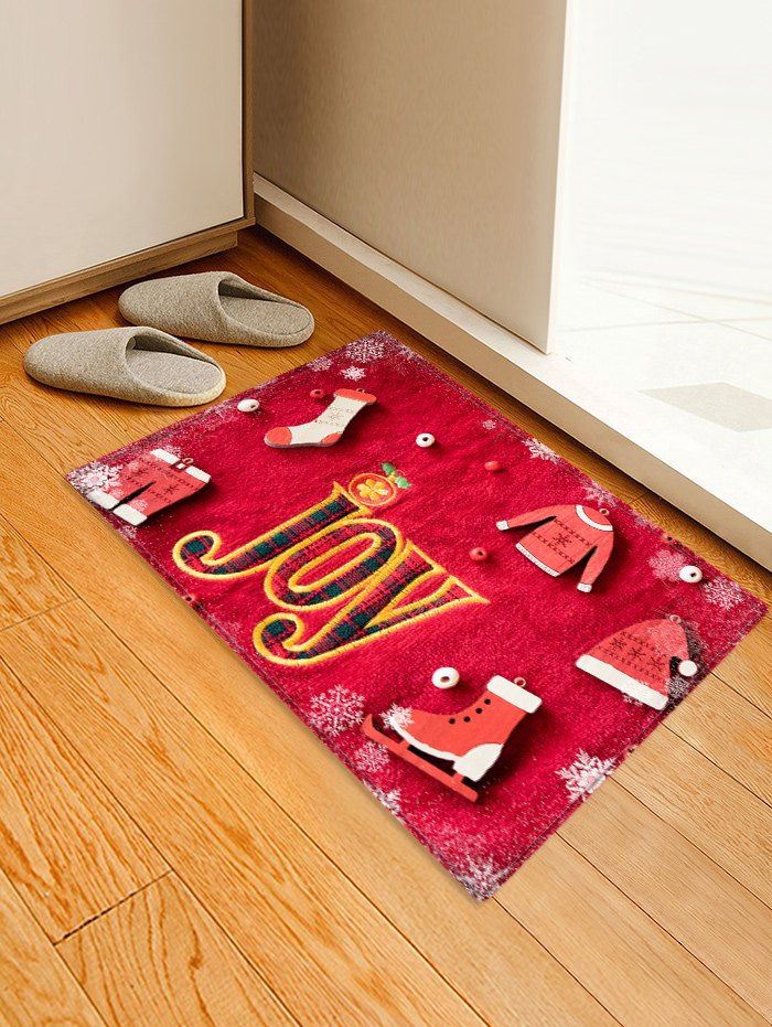 

Christmas Cosplay Costume Snowflakes Printed Area Rug, Multi