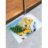 Tapis anti-dérapant absorbant l'eau modèle de voiture arbre de Noël - multicolor W24 X L35.5 INCH