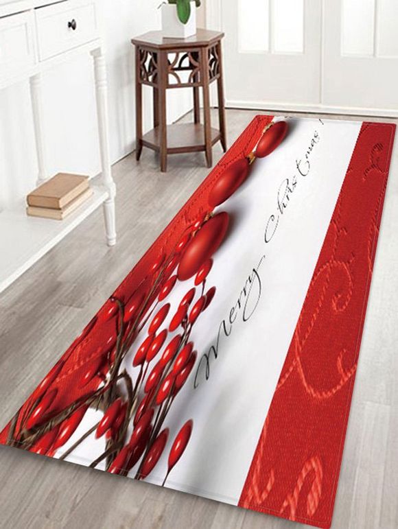 Tapis de Sol Décoratif Trucs de Noël Imprimés - multicolor W24 X L71 INCH