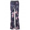 Pantalon Floral à Jambe Large - multicolor XL