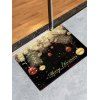 Tapis de Sol Absorbant Motif Boules de Noël Suspendues - multicolor W24 X L35.5 INCH
