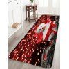 Tapis de Sol Anti-dérapant Absorption d'Eau Motif de Chien et Cadeau de Noël - multicolor W16 X L47 INCH