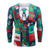 Christmas Elements - T-shirt à manches longues et imprimé blazer - multicolor A L