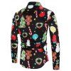 Chemise Boutonnée Thème de Noël - multicolor L
