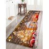 Christmas Lantern Gifts Pattern Anti-skid Water Absorption Area Rug - multicolor W16 X L47 INCH