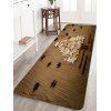 Tapis de Sol de Noël Anti-dérapant Absorption d'Eau Motif de Sapin et d'Etoile - multicolor W24 X L71 INCH