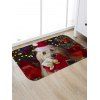 Tapis de Sol de Noël Anti-dérapant Absorption d'Eau Motif de Chien - multicolor W20 X L31.5 INCH