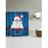 Rideau de Douche Imperméable Père Noël - multicolor W71 X L71 INCH