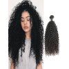 Extensions de Cheveux Humains Vierges Indiens Bouclés - Noir Naturel 28INCH