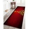 Tapis de Sol de Noël Décoratif Sapin Imprimé - Rouge W16 X L47 INCH