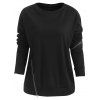 Sweat-shirt Pull-over à Capuche - Noir L