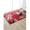 Tapis de Sol de Noël Motif de Flocon de Neige - multicolor W16 X L24 INCH