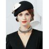 Chapeau de Soirée Elégant Style Britannique - Noir 