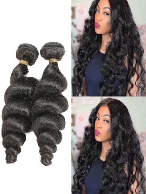 41 Off 2019 Brazilian Human Hair Loose Wave Hair Weaves In Black