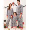 Pyjama de Noël Assorti Flocon de Neige Imprimé Pour Famille - Gris Clair MOM XL