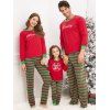 Ensembles de Pyjama de Noël Rayé Imprimé Assorti pour Famille - Rouge DAD XL