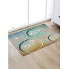 Tapis Anti-dérapant Absorbant d'Eau Motif Boule de Noël - multicolor W24 X L35.5 INCH