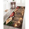 Tapis de Sol Décoratif Cadeau de Noël et Cadeau Imprimés - Bois W20 X L31.5 INCH
