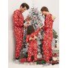 Pyjama de Noël à Capuche Cerf Pour Famille - Rouge DAD L