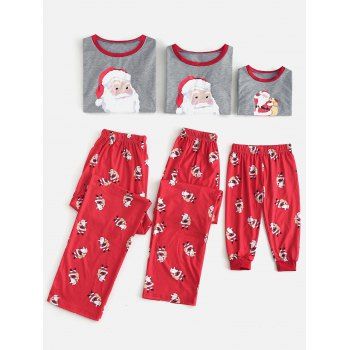 

Santa Claus Print Matching Christmas Family Pajamas, Multicolor