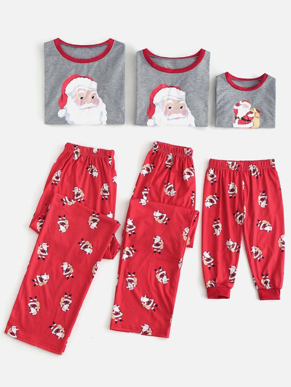 Pyjamas de Famille Assortis Père Noël Imprimés - multicolor KID M