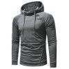Sweat à capuche à manches raglan brodées tigre - Gris Foncé XS