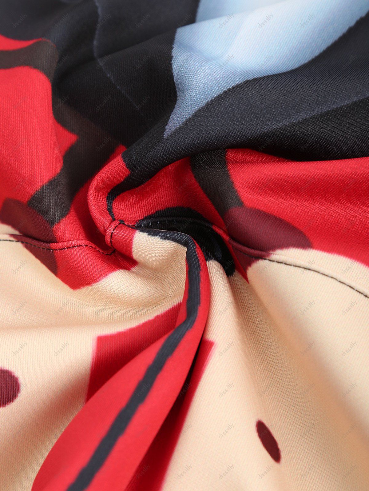 Christmas Faux Suit Print Pullover Hoodie - multicolor 3XL