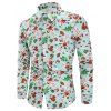 Chemise de Noël Animal Cadeaux Imprimés à Manches Longues - multicolor 2XL