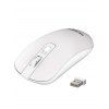 Slip Souris Optique Sans Fil Portable 2.4G Silent - Blanc 