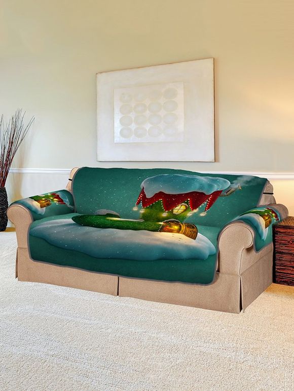Housse de Canapé de Noël Maison Imprimée - multicolor TWO SEAT