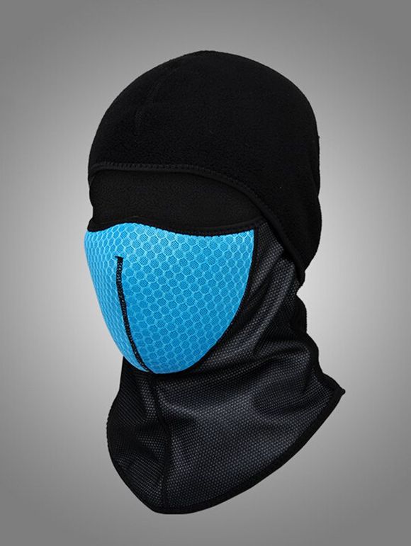 Élégant visage masque coupe-vent sport de randonnée - Bleu Dodger 