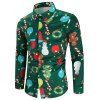 Chemise Boutonnée Thème de Noël - multicolor M