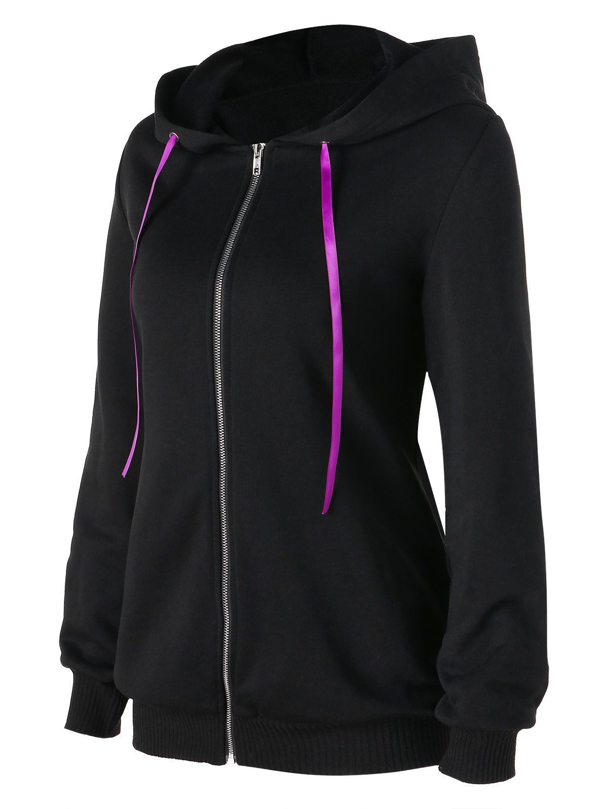 lace up drawstring hoodie