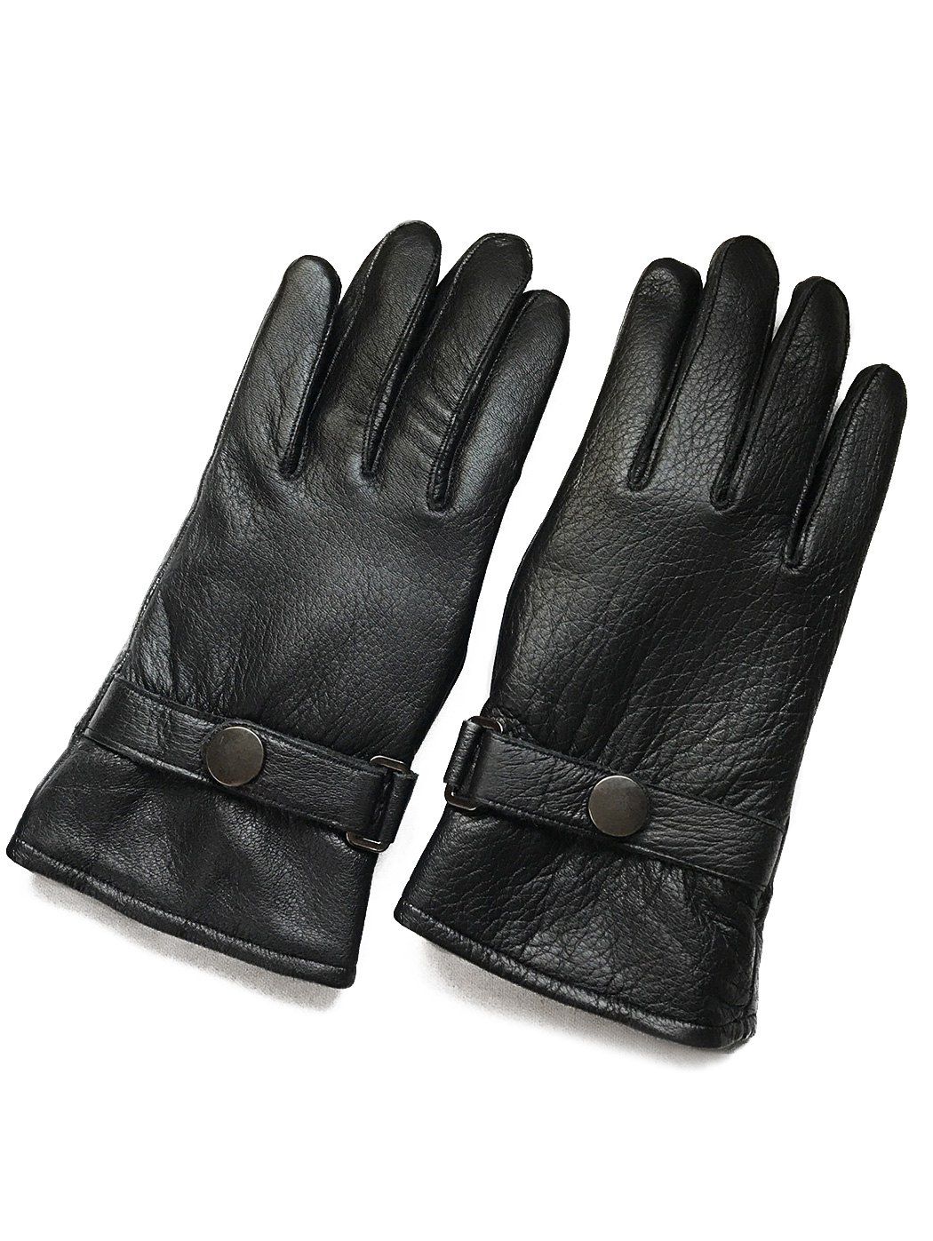 thick leather gloves