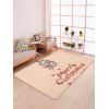 Tapis de Sol Joyeux Noël Etoile Imprimés en Laine - Soie de Maïs W47 X L63 INCH