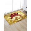 Tapis Anti-dérapant Absorbant d'Eau Motif de Cloche et de Nœud Papillon - multicolor W24 X L35.5 INCH