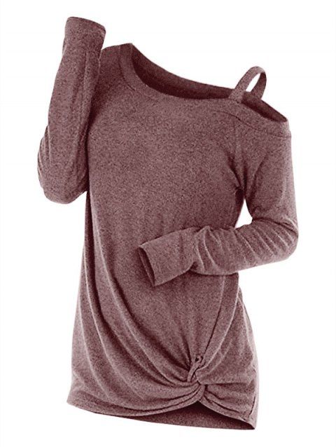 Knotted Cut Out Sweater