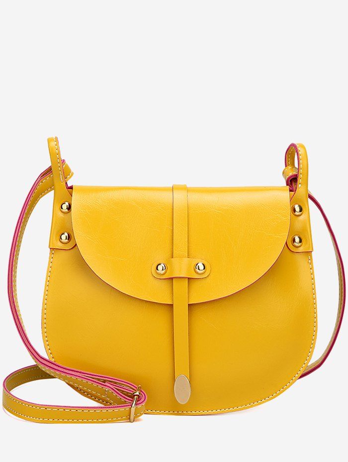 bright yellow crossbody bag