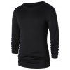 T-shirt Manches Raglan à Col Rond - Noir L