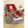 Housse de Canapé de Noël Motif de Père Noël et de Cadeaux - multicolor SINGLE SEAT
